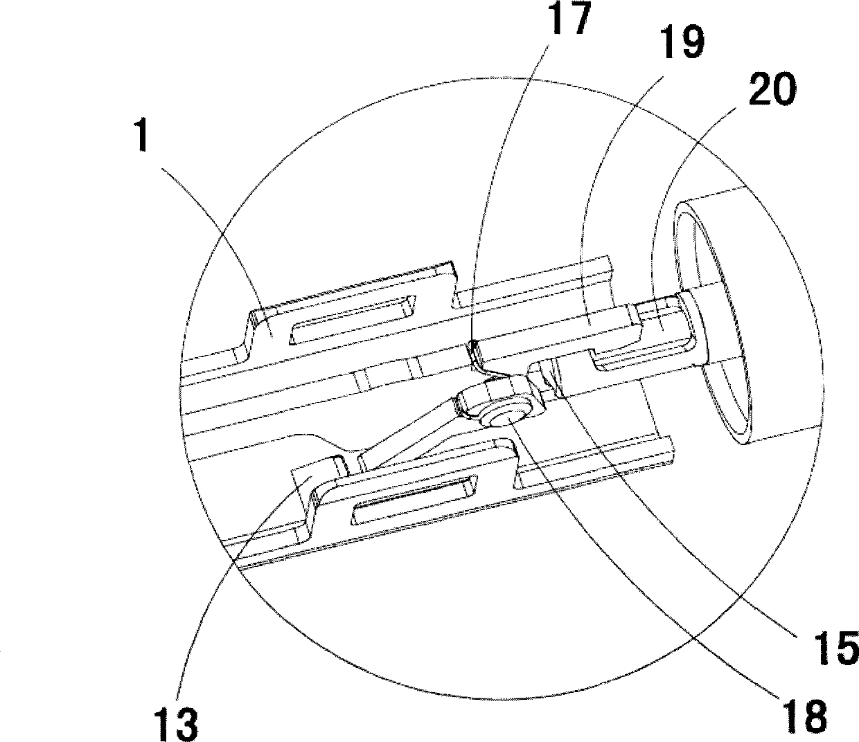 Staple head assembly of linear suturing and excising device