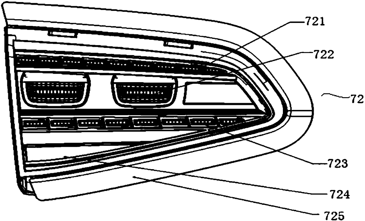 Automobile dynamic steering lamp system