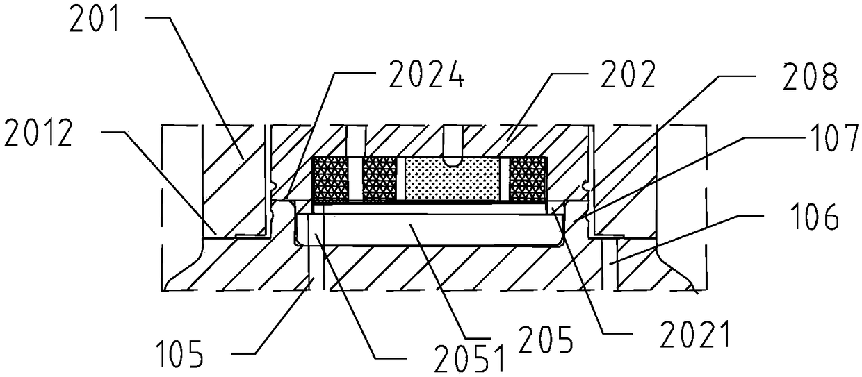 Coplanar differential pressure sensor