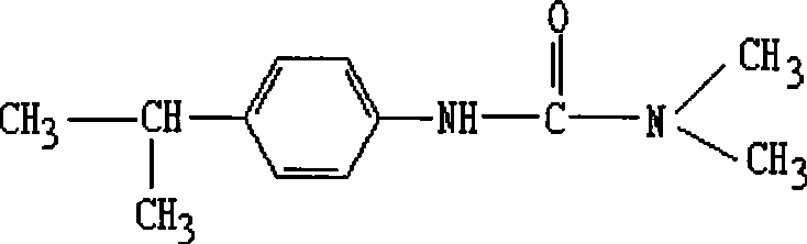 Compositional water-dispersion granule of herbicide HNPC-C9908 and preparation method