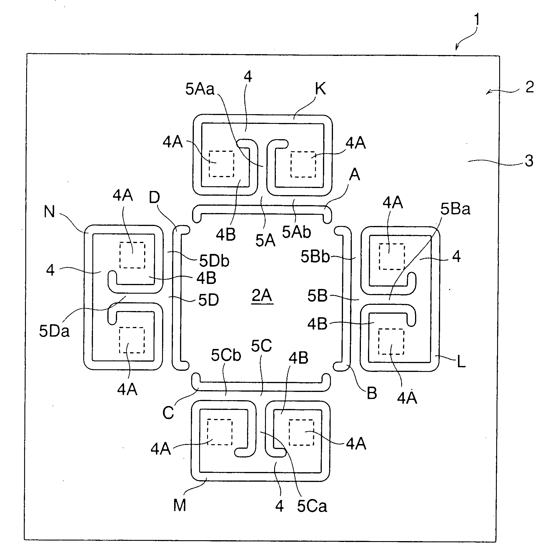 Force sensor chip