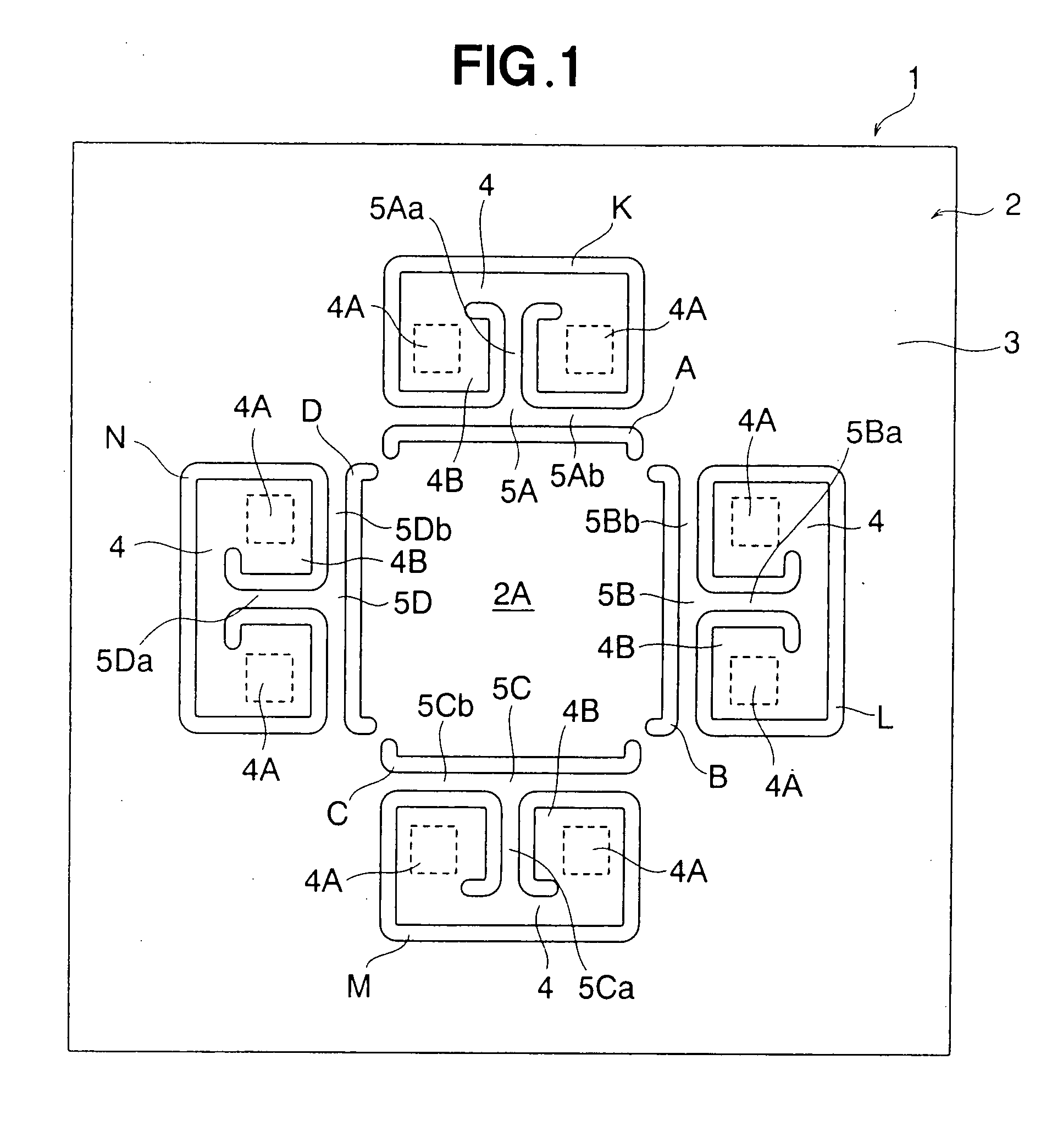 Force sensor chip