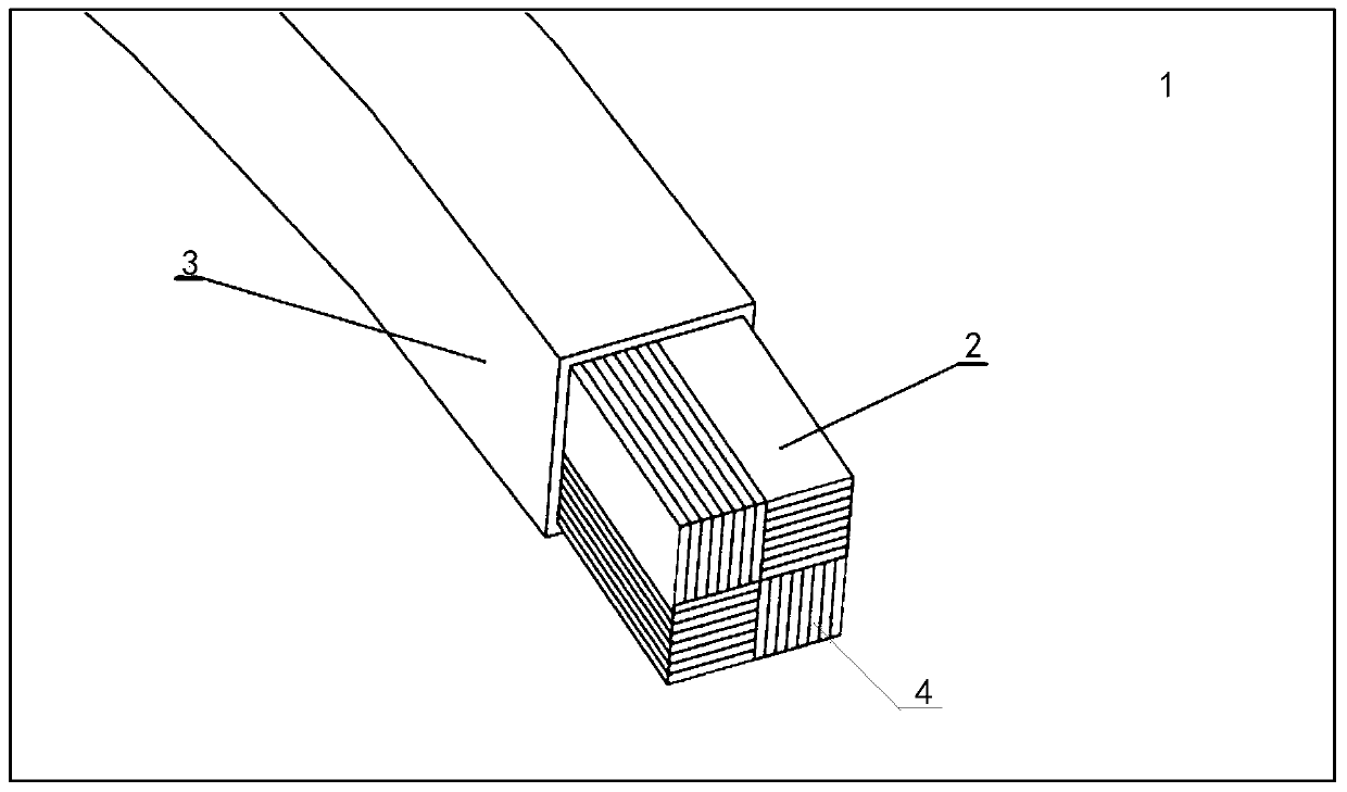 Low-voltage coil for superconducting transformer and superconducting transformer