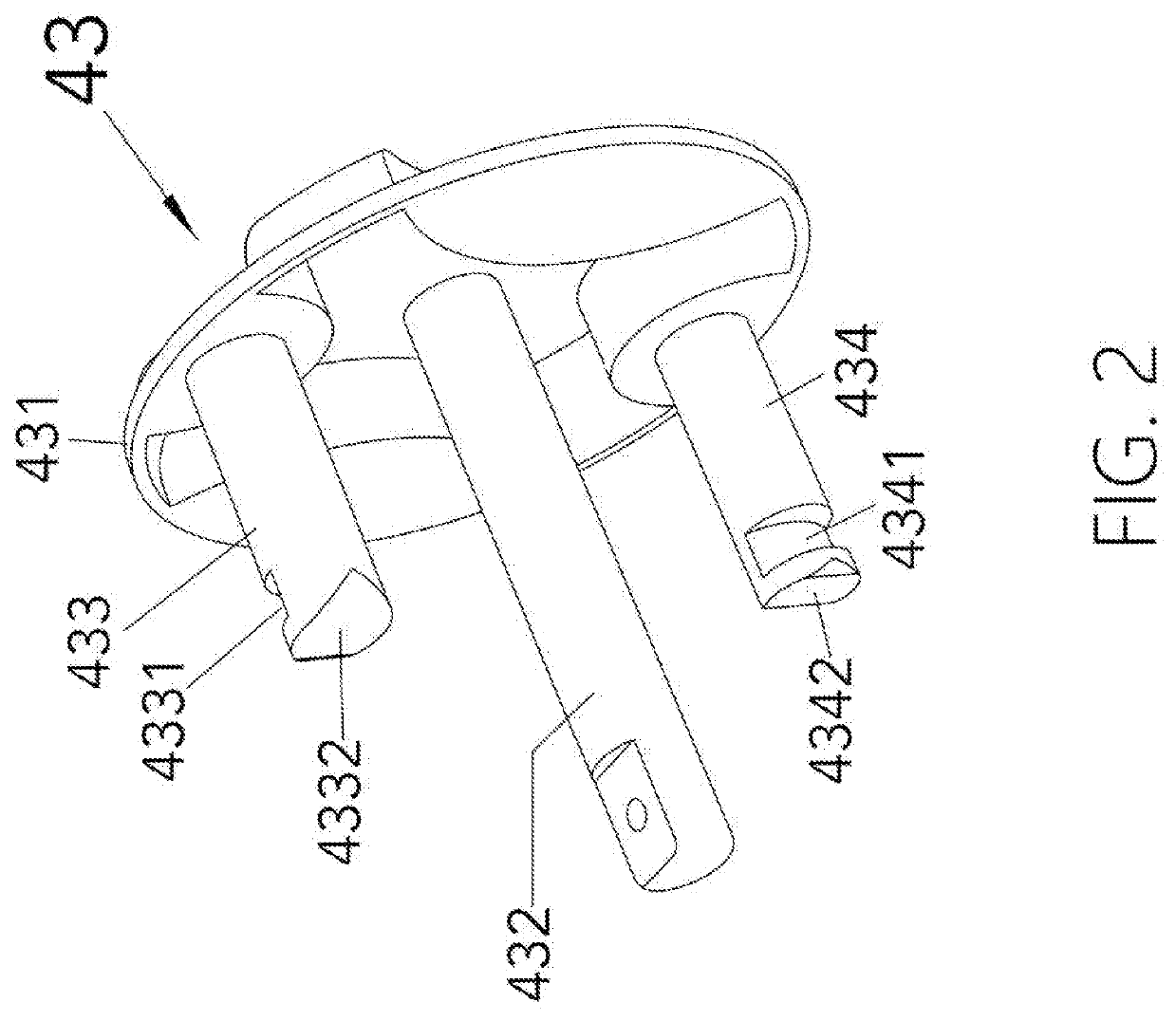 Ladder hinge with dual lock-pins