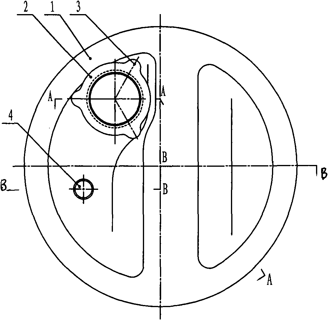 Welded-type rear cover of automobile through axle housing