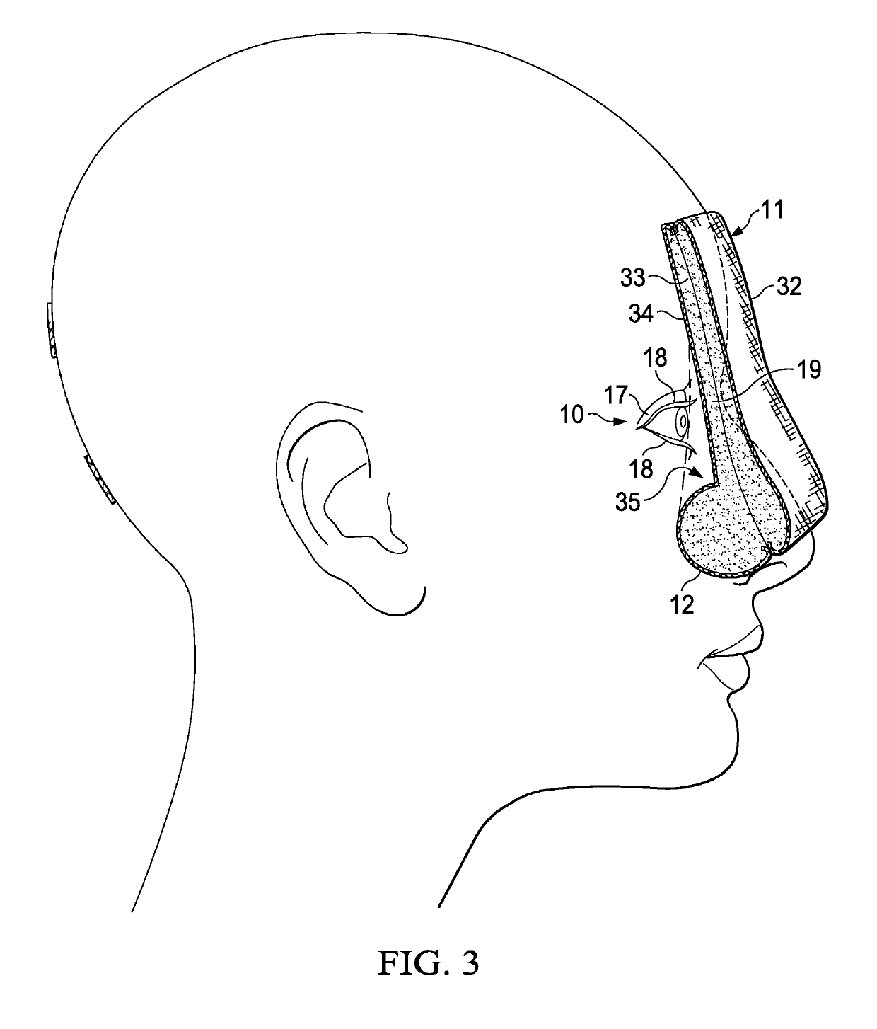 Ergonomic sleep mask