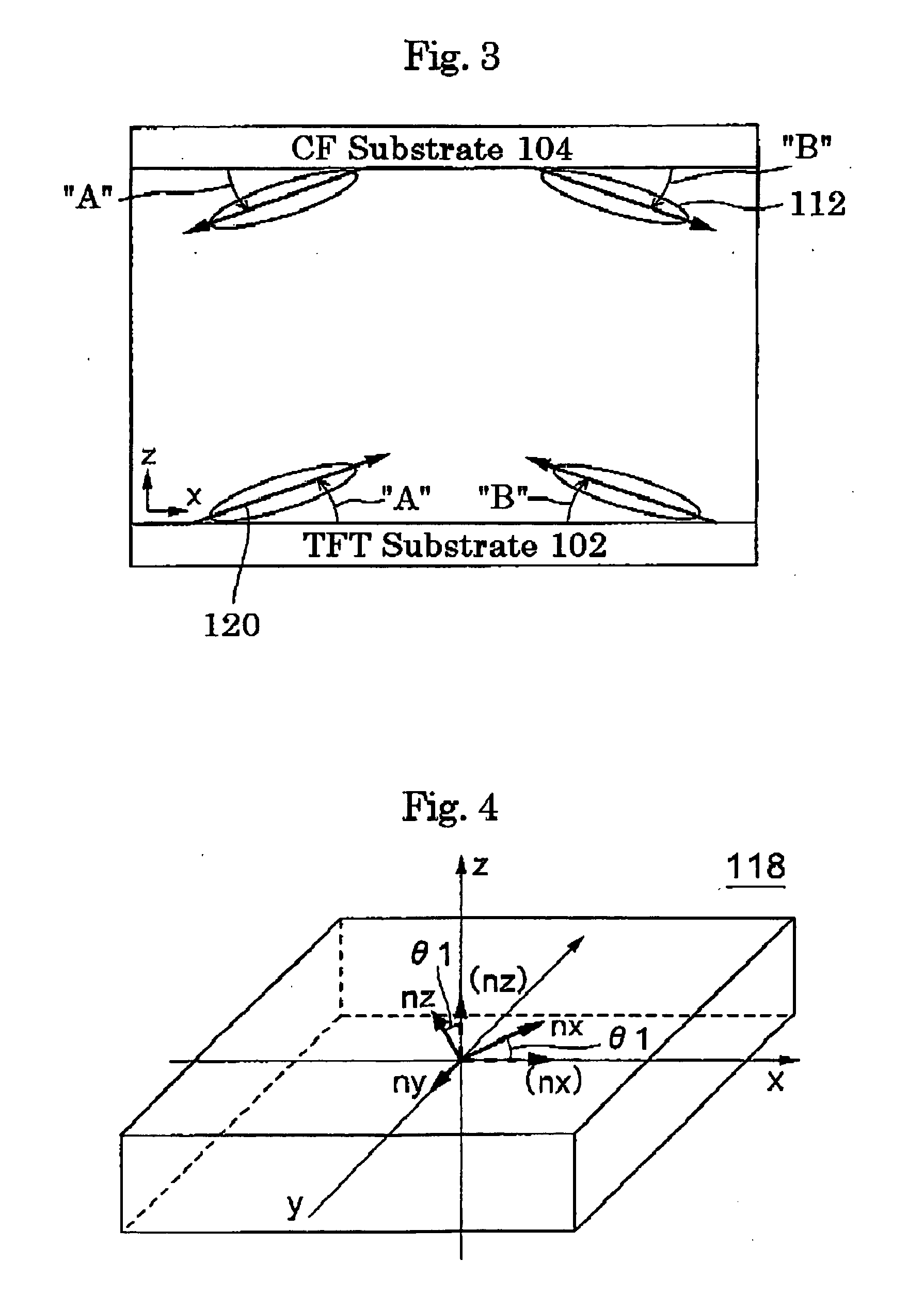 LCD device reducing asymmetry in the leakage light