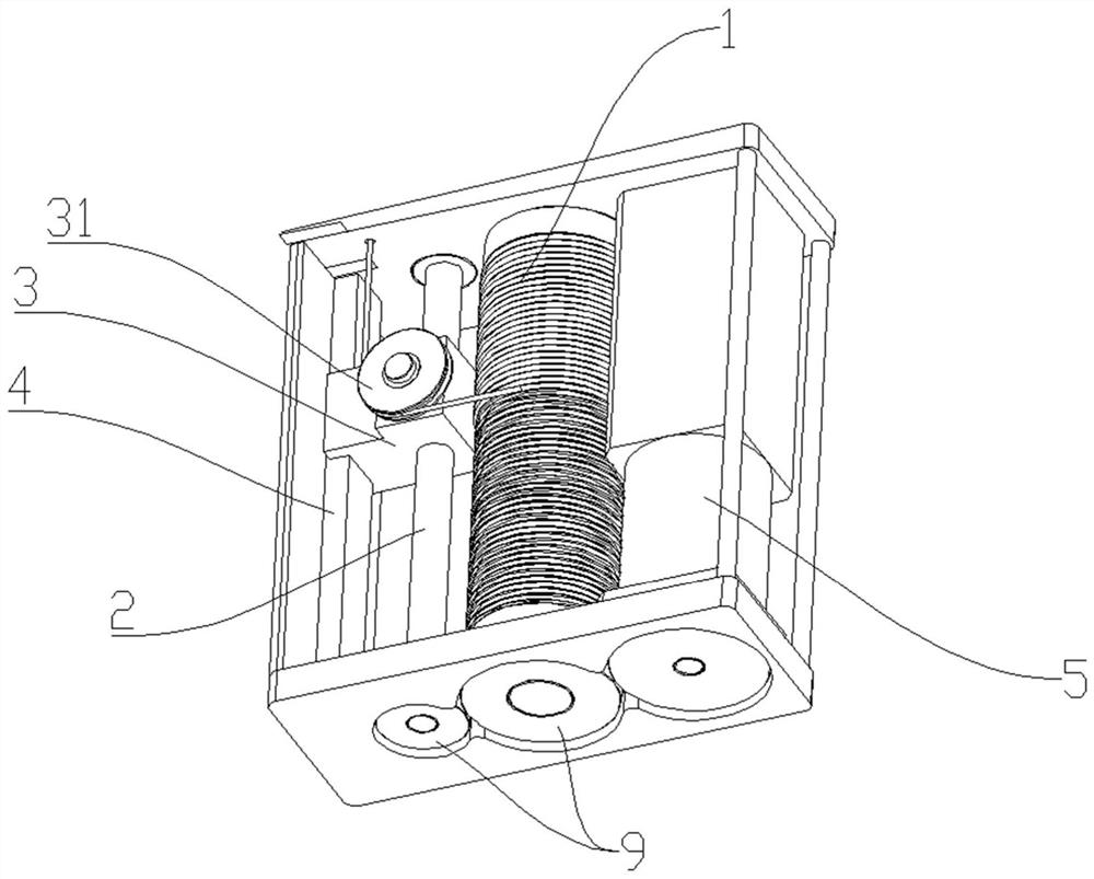 Steel wire reel and steel wire reel mechanism