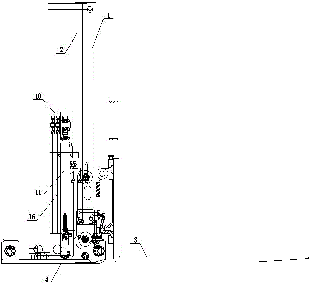 Free lifting double-portal frame system