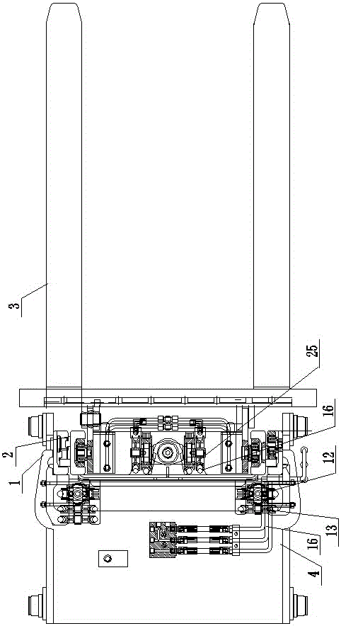 Free lifting double-portal frame system