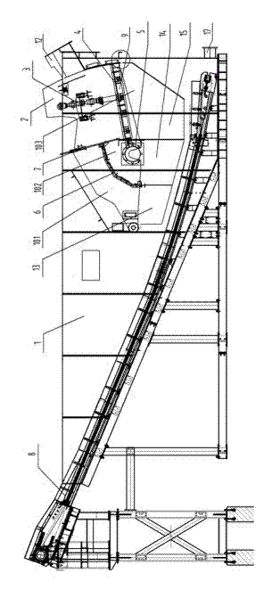 Hydraulic movable sieve jig used underground