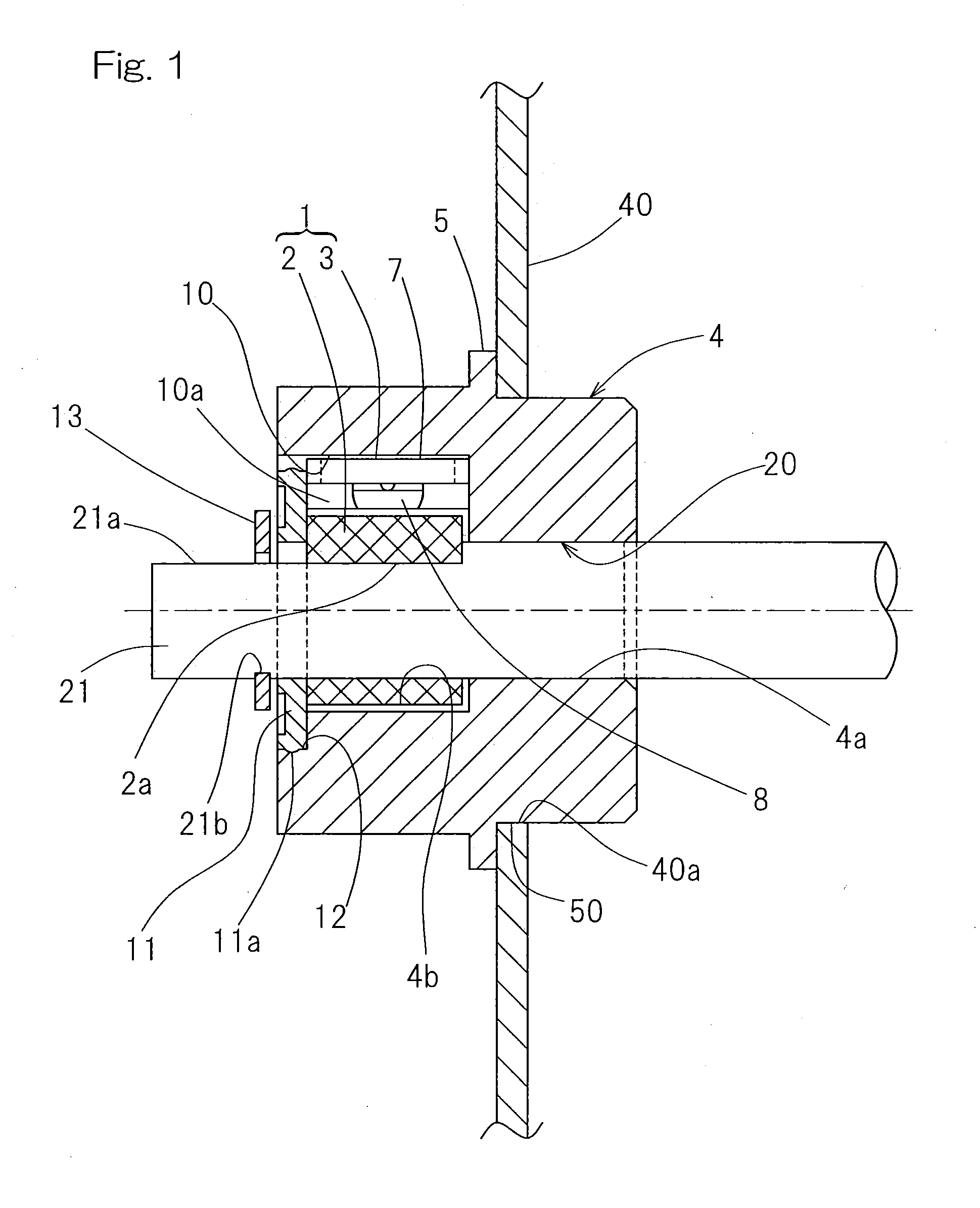 Rotation sensor-equipped bearing