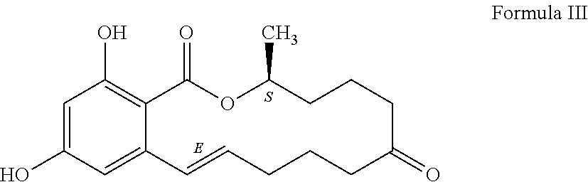 Process for manufacturing zeranol