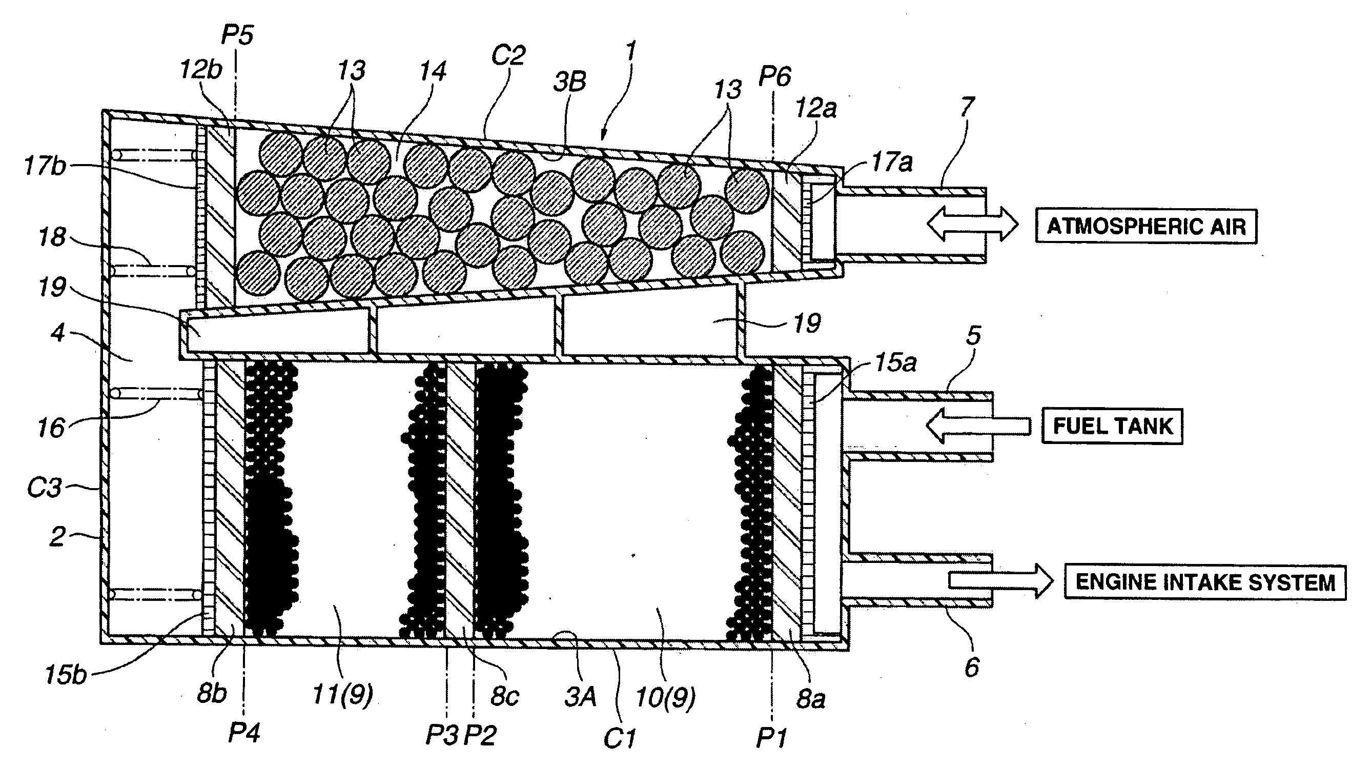 Fuel vapor storage canister, fuel vapor adsorbent for canister, and method of producing fuel vapor adsorbent