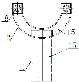 Quenching inductor for threaded surface of shaft disc type parts