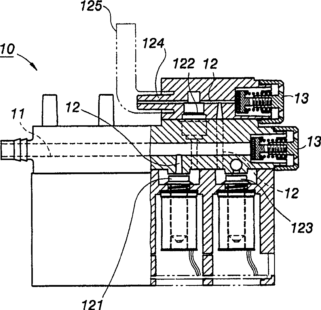 Air bag type support system of seat