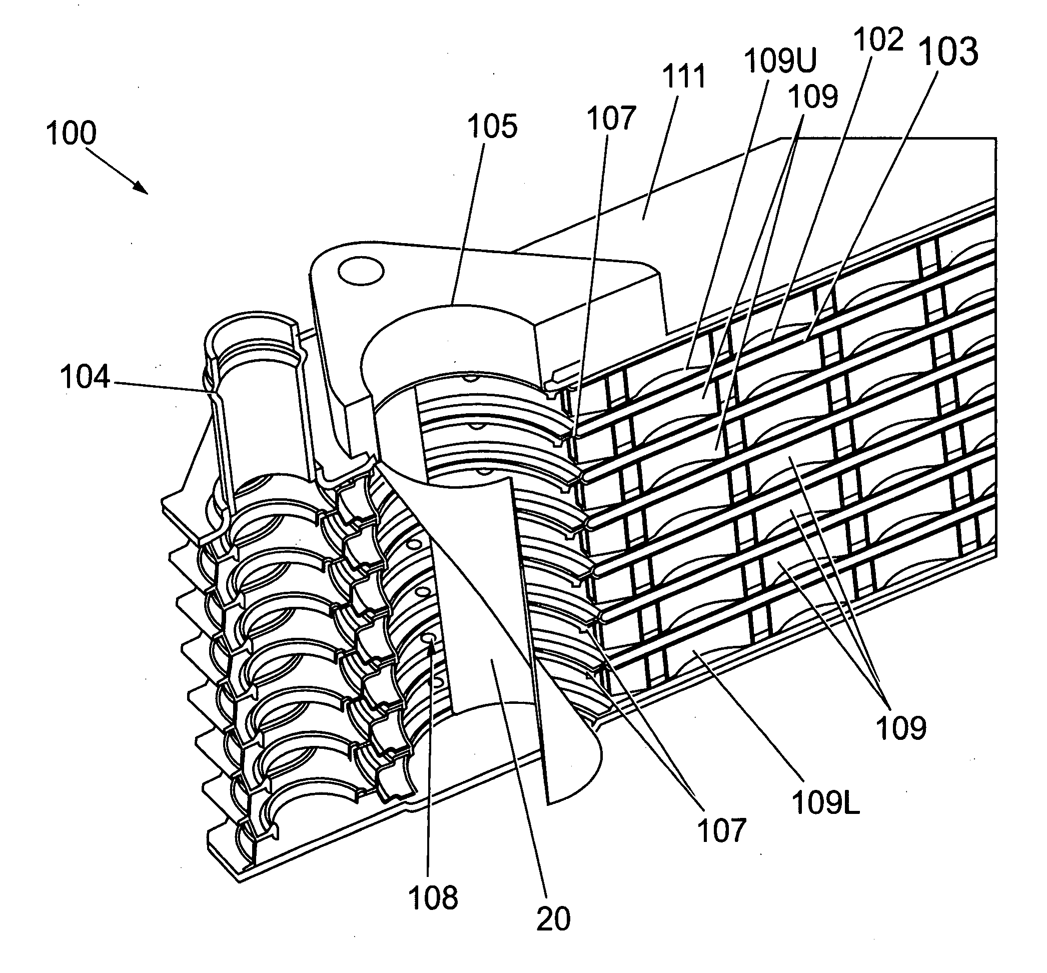 Exhaust gas cooler