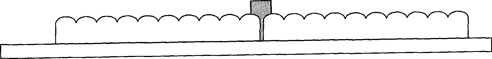 Method for making large size column mirror grating