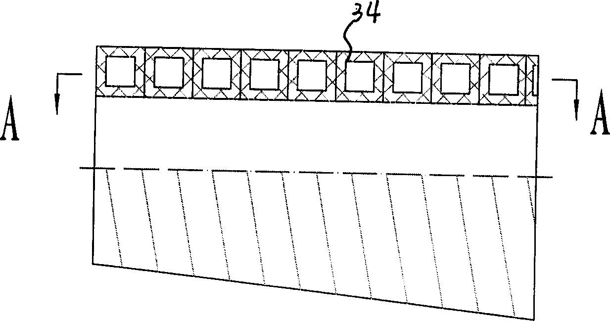 Wrapping formed inspection well prepared from plastic in environmental protection, and method of preparation