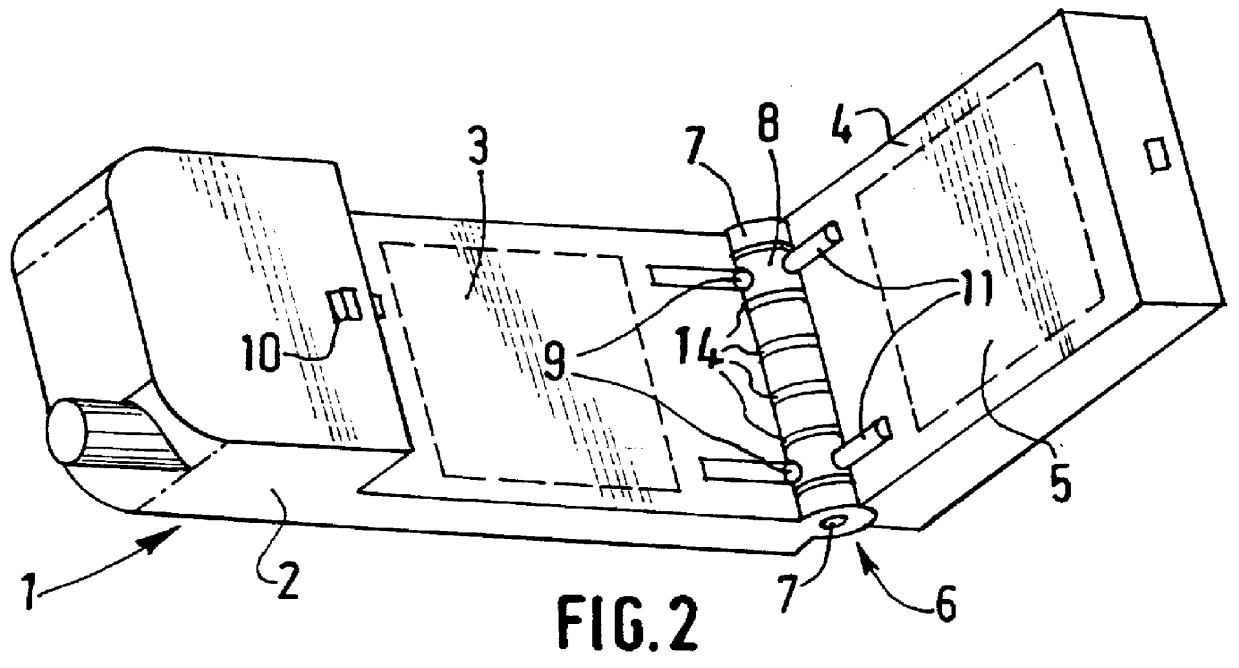 Portable electronic device, its housing and its battery compartment