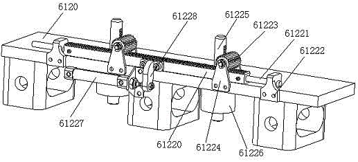 Second valve cover transposition unit for electromagnetic valve cover machining equipment