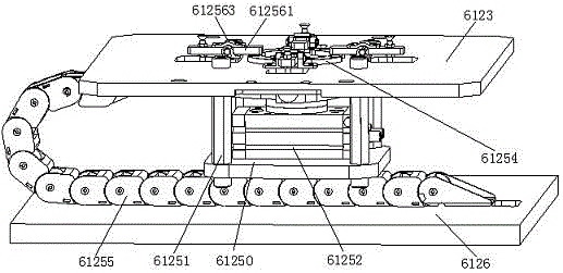 Second valve cover transposition unit for electromagnetic valve cover machining equipment