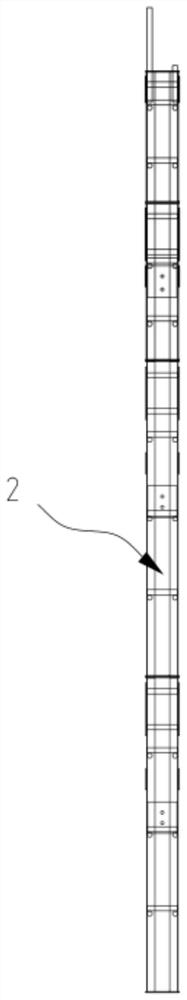 Cantilever climbing device and construction method of cantilever structures