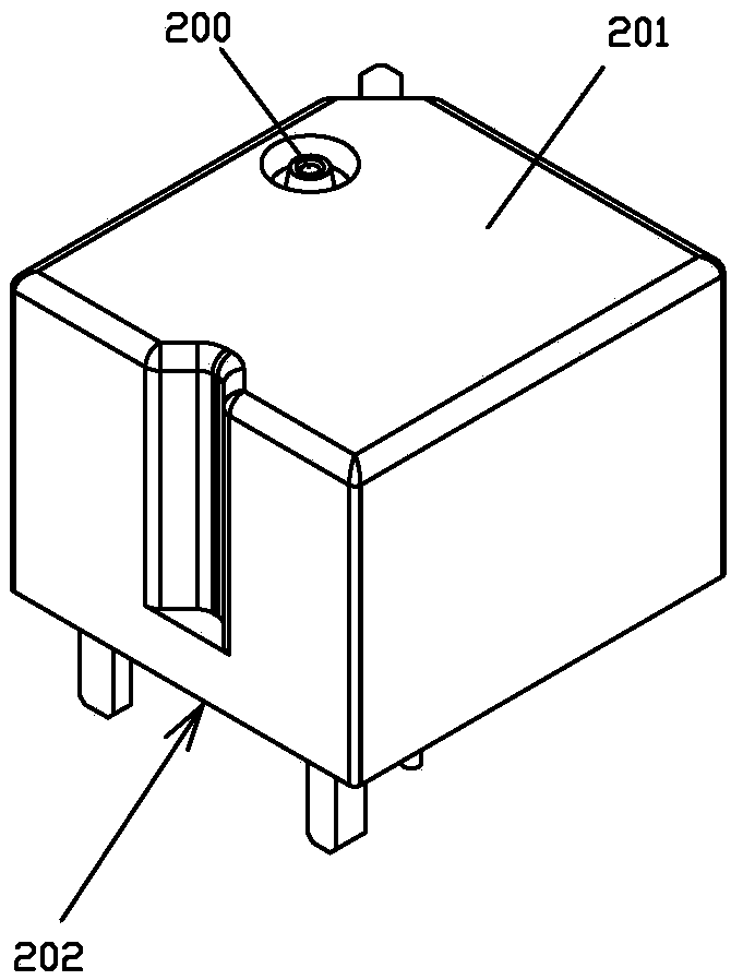 Ventilation hole structure for rainproof type relay