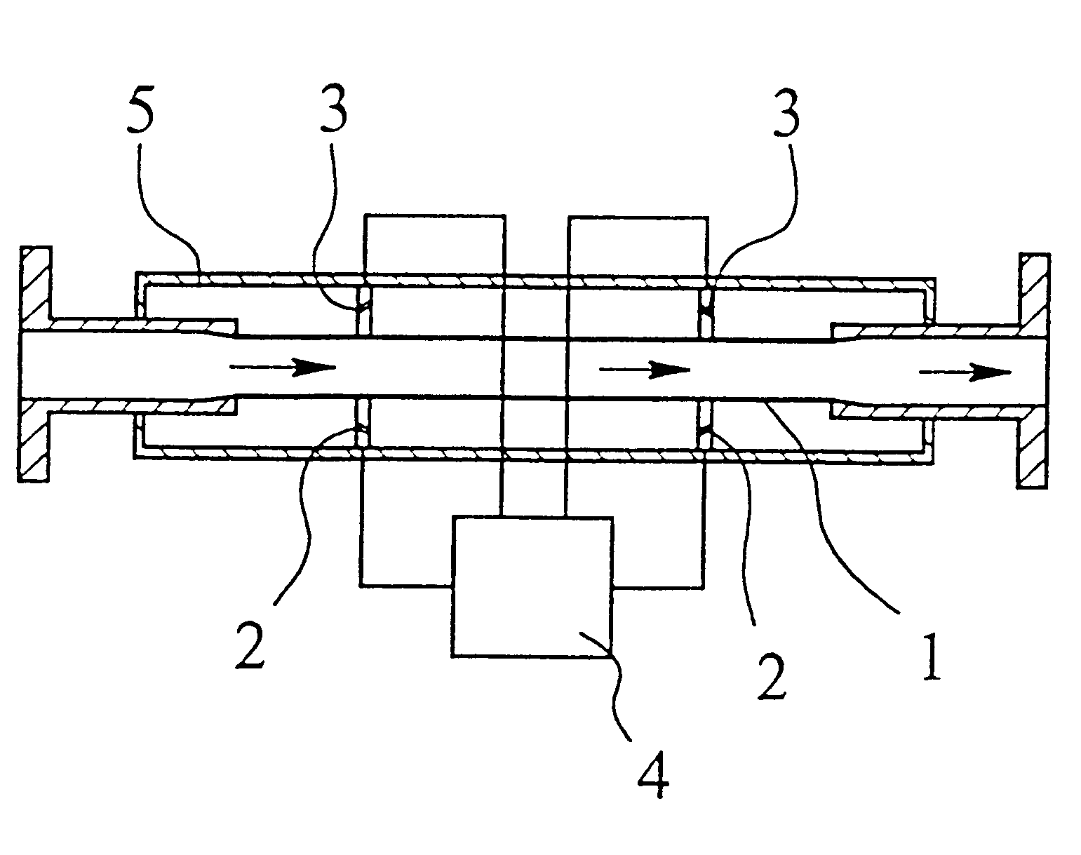 Mass flow rate measuring device