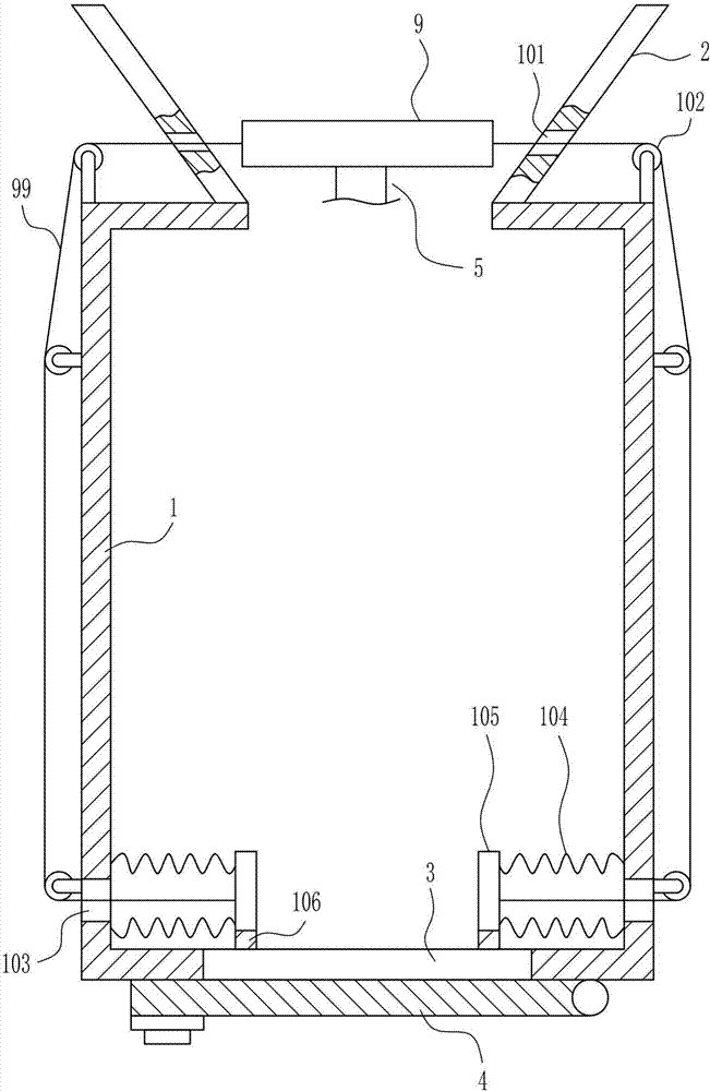 Turnover-type electronic information demagnetization equipment