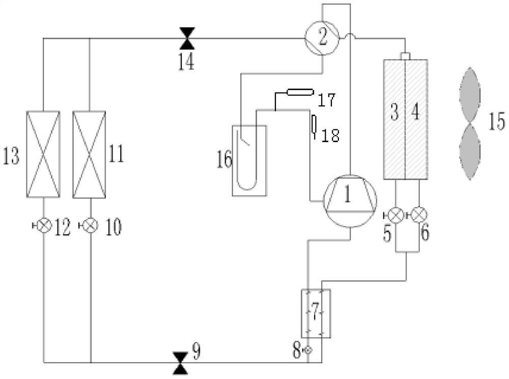 Heating control device and method of air conditioning system, and air conditioning system