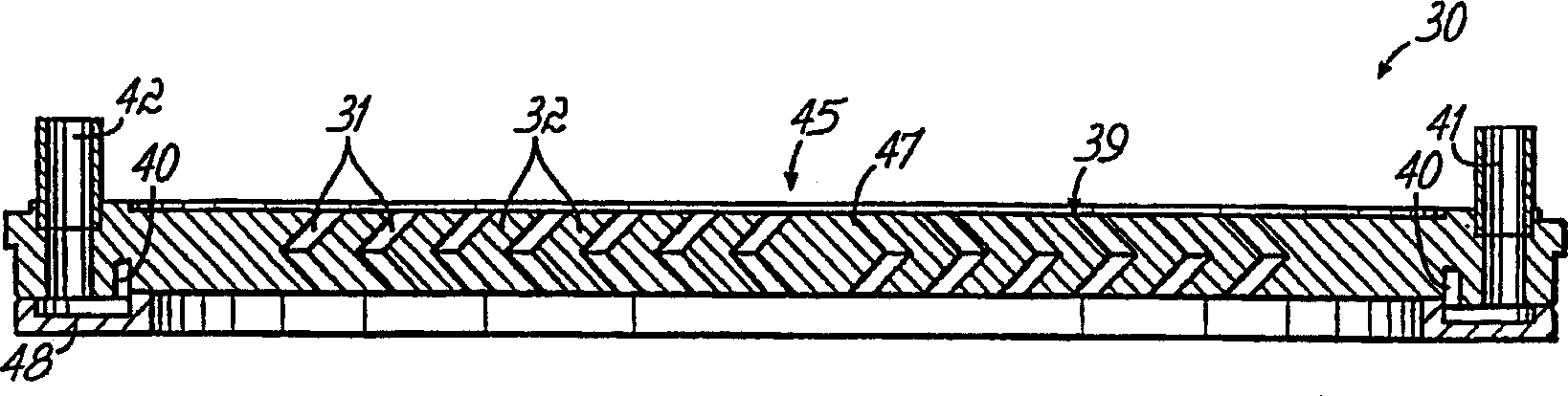 Cooled deposition baffle in high density plasma semiconductor processing