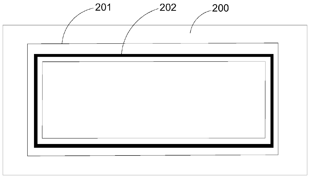 Display panel packaging structure, display panel and display device