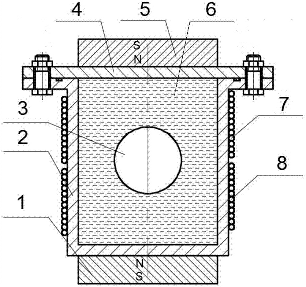 Magnetic fluid acceleration sensor based on first-order buoyancy principle