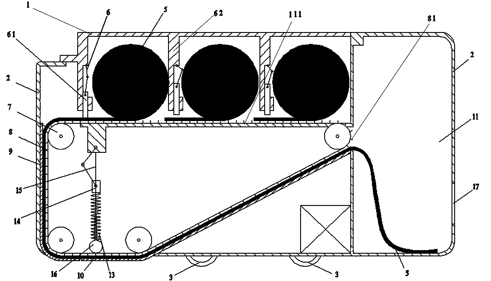 Household floor cleaning machine