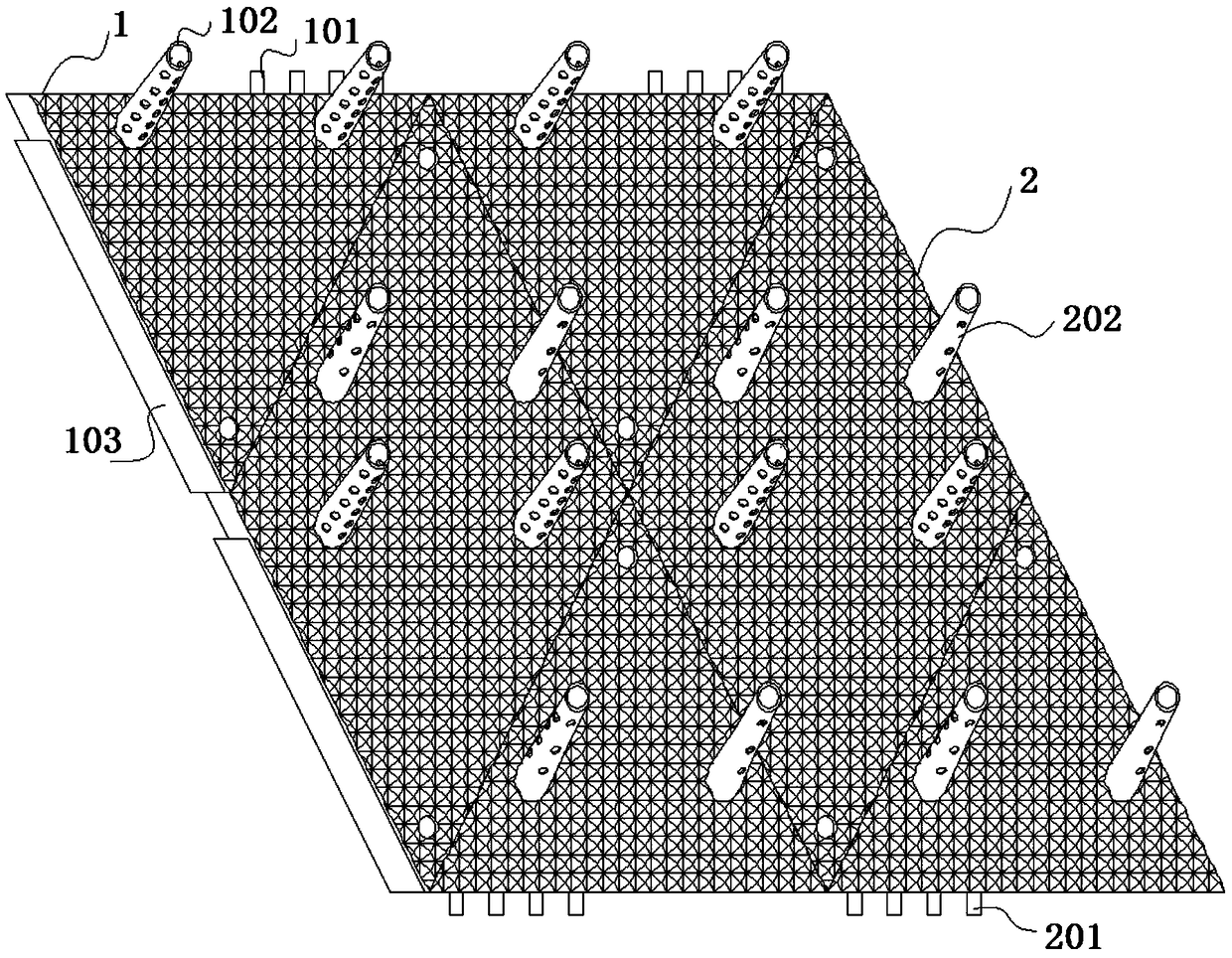 Support device for foundation pit engineering and support method