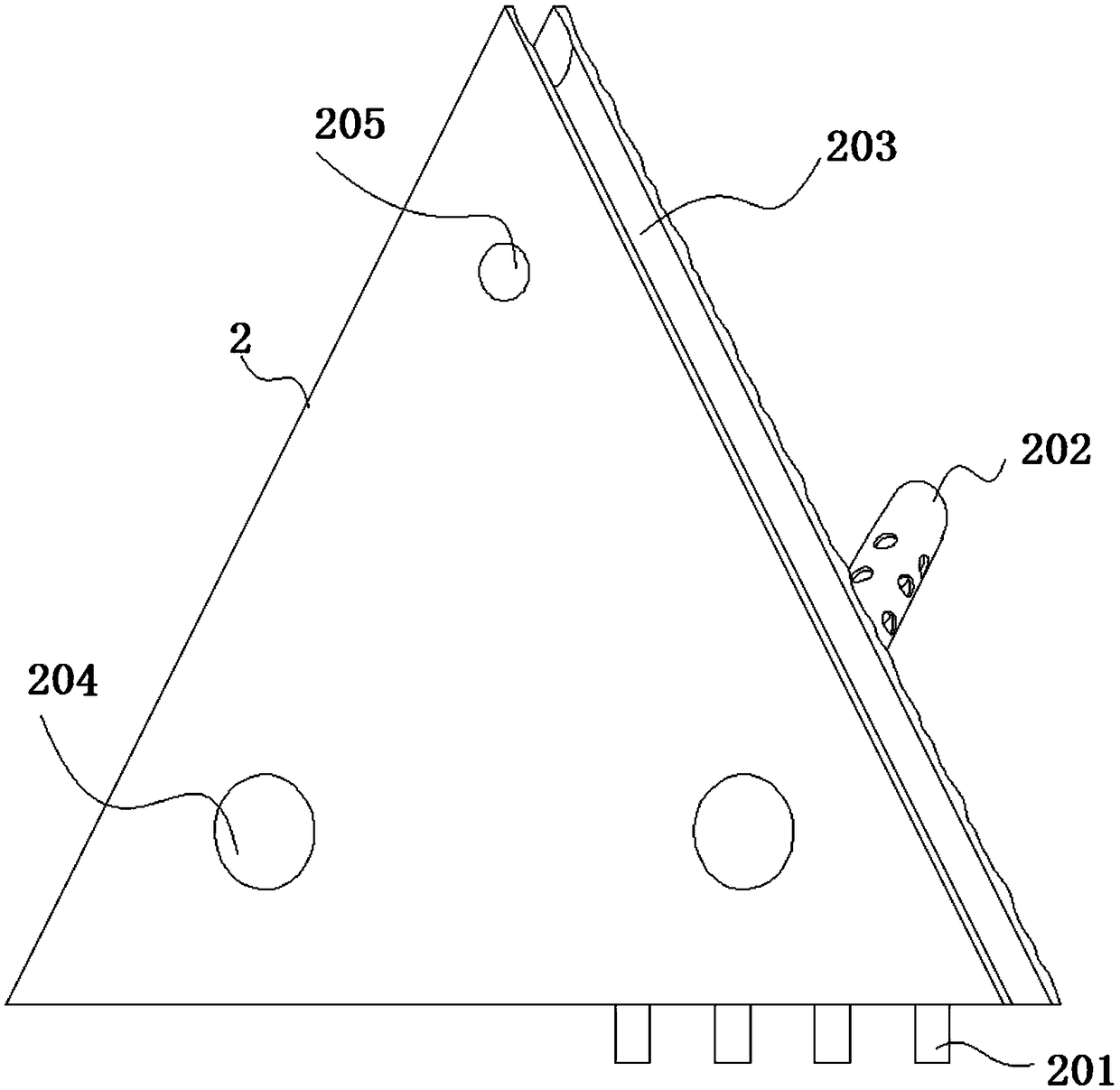 Support device for foundation pit engineering and support method