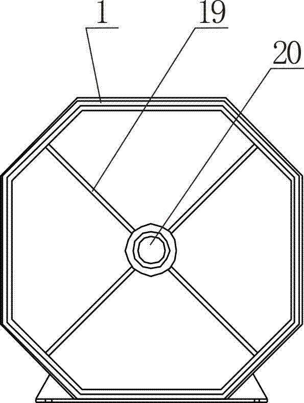 Small-sized closed horizontal circulating water channel device