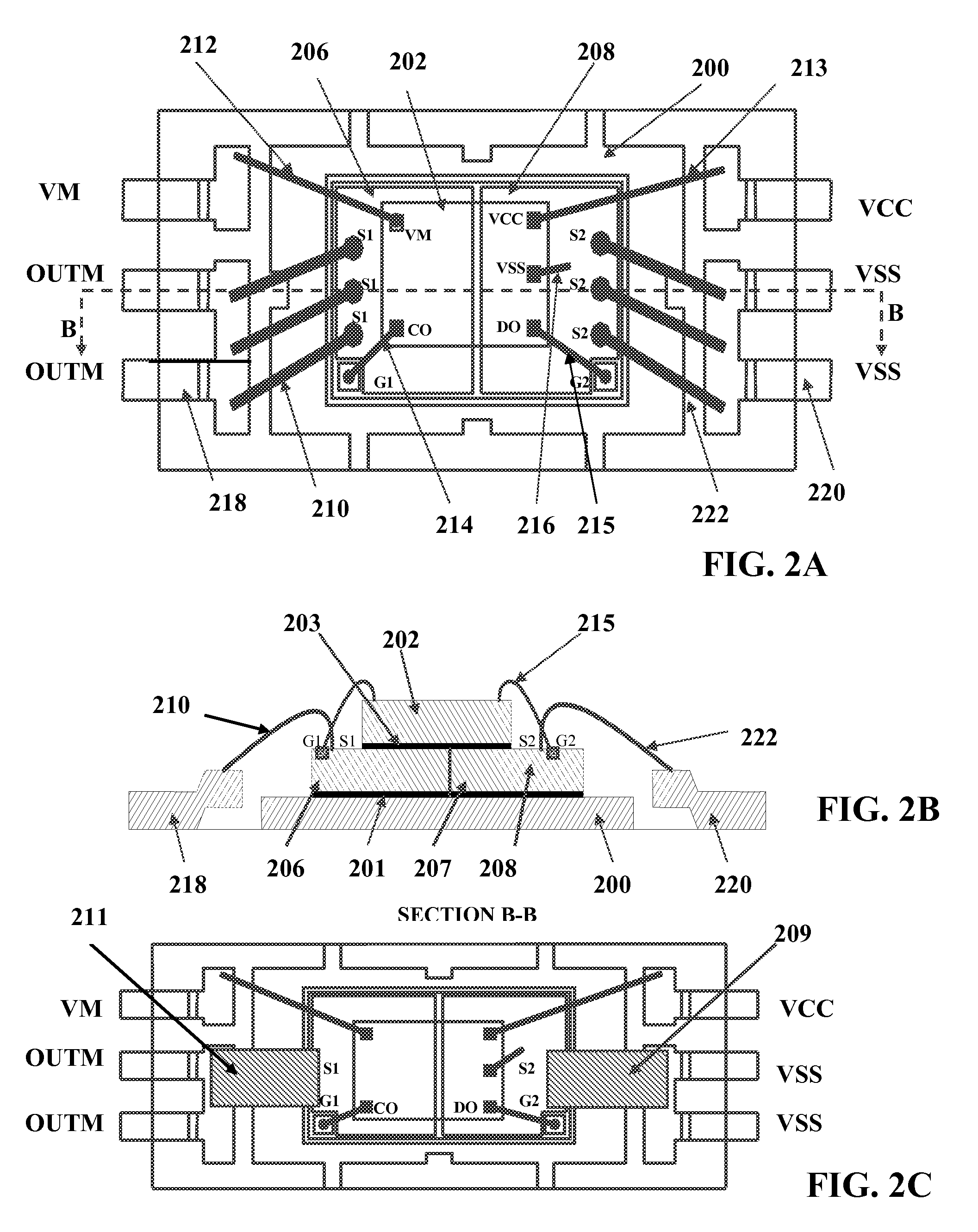 Stacked-die package for battery power management