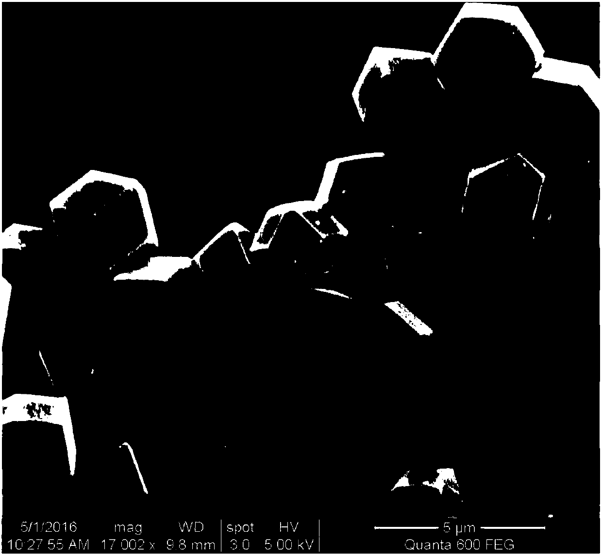 Method for regulating ZIF-8 crystal morphology by utilizing surfactant