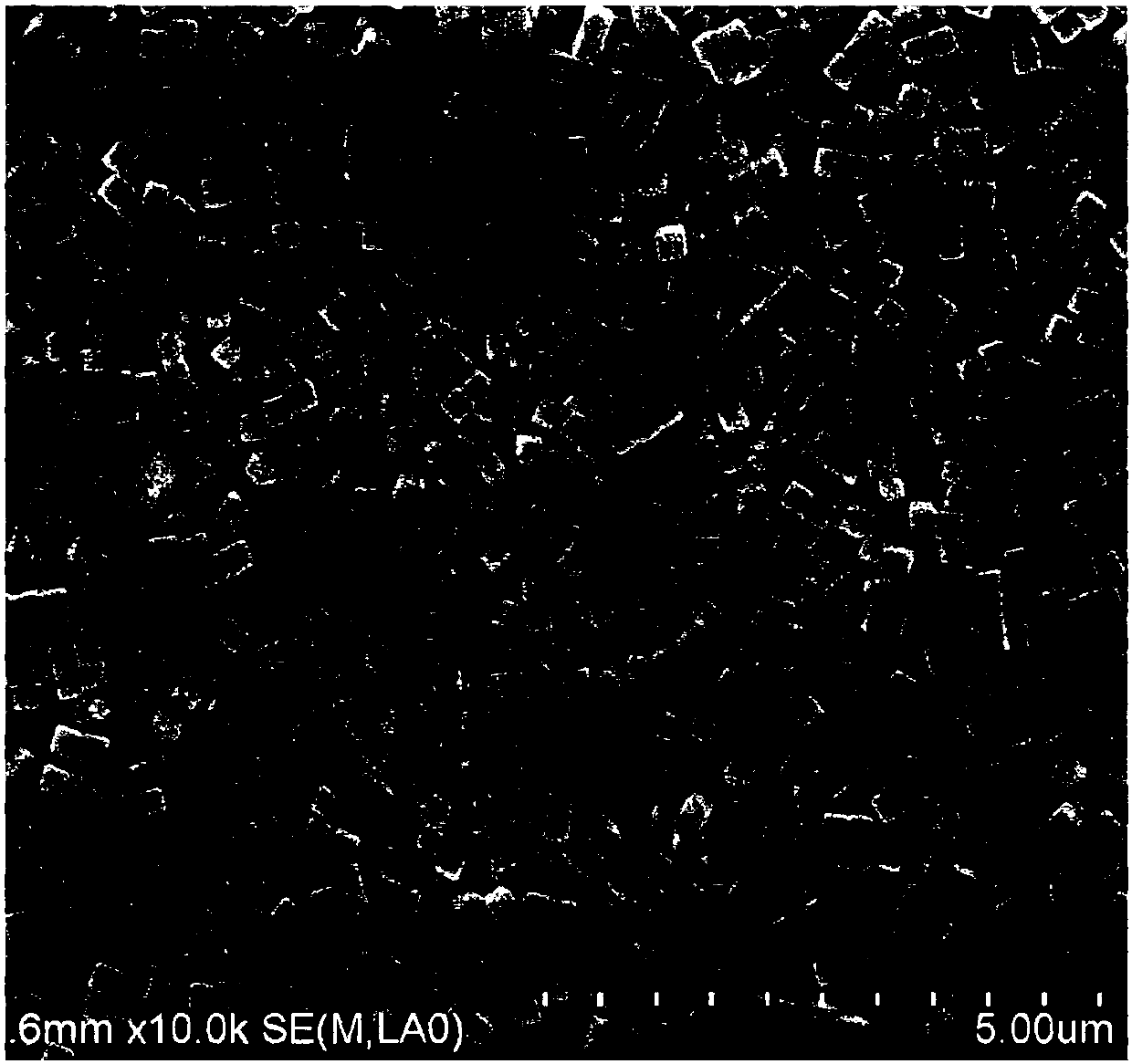 Method for regulating ZIF-8 crystal morphology by utilizing surfactant