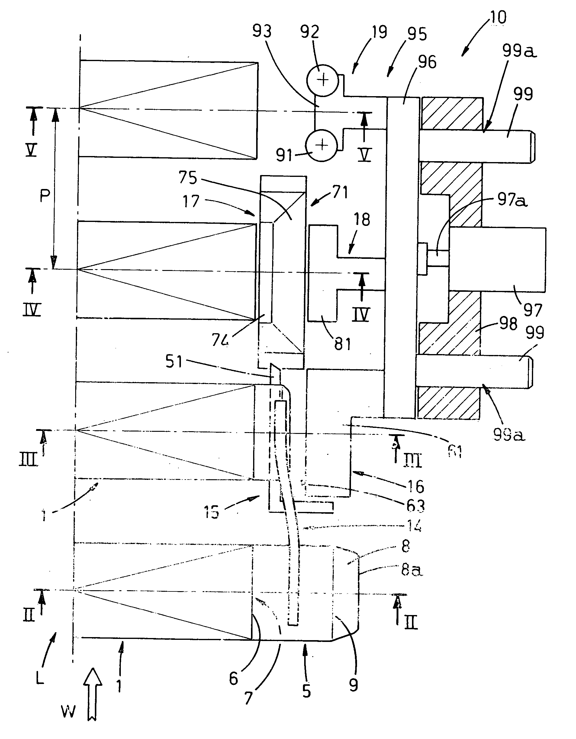 Method and device for closing a box by folding a closing lateral flap