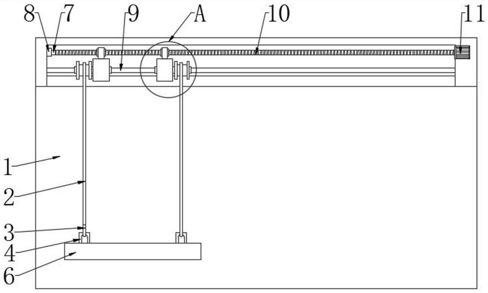 A small mechanical mobile hoisting device for construction transportation