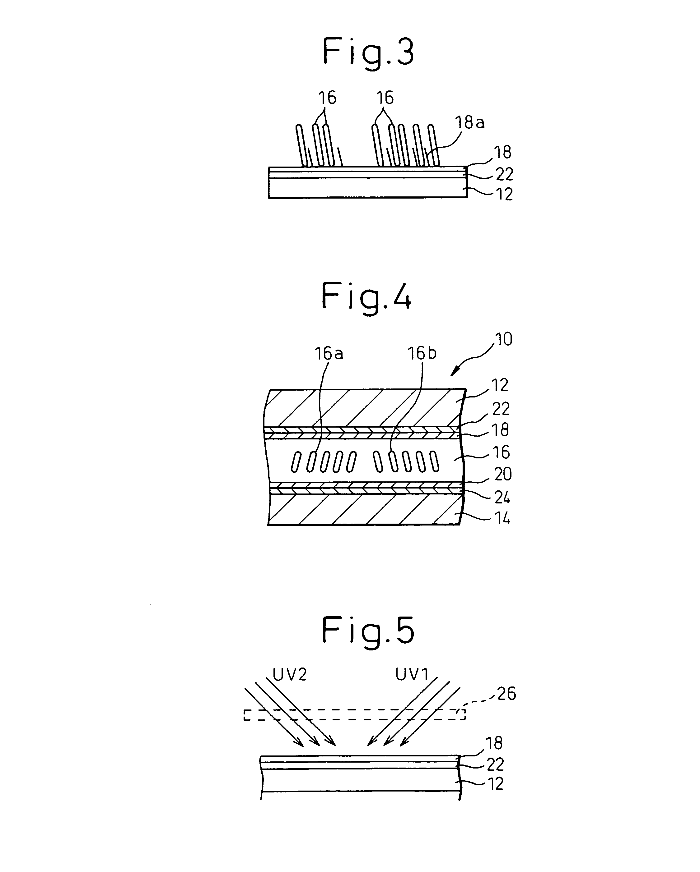 Liquid crystal display device with alignment layer including a diamine component and treated by UV irradiation