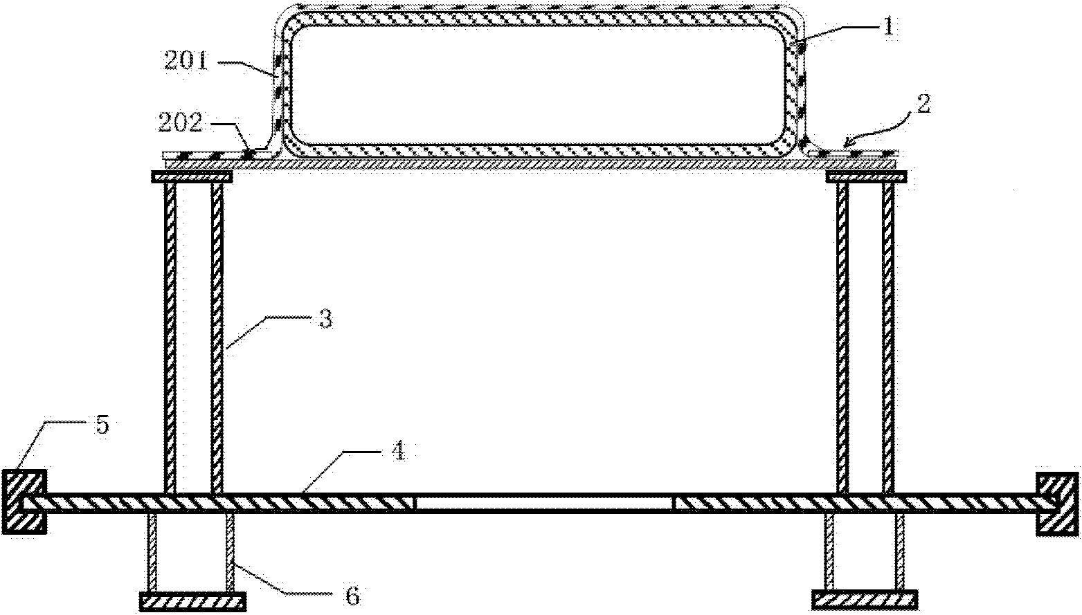 Floating type dynamic self-balancing liquid sloshing resisting device of liquid storage tank