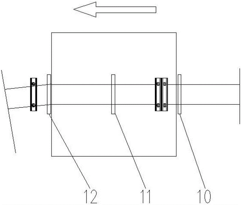 Paint removing method and paint removing equipment for surface of metal hanging rack