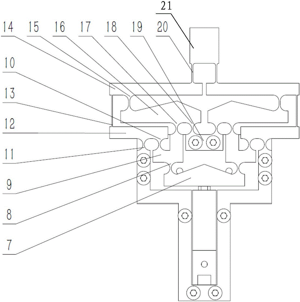 One-freedom-degree flexible micro-positioning platform