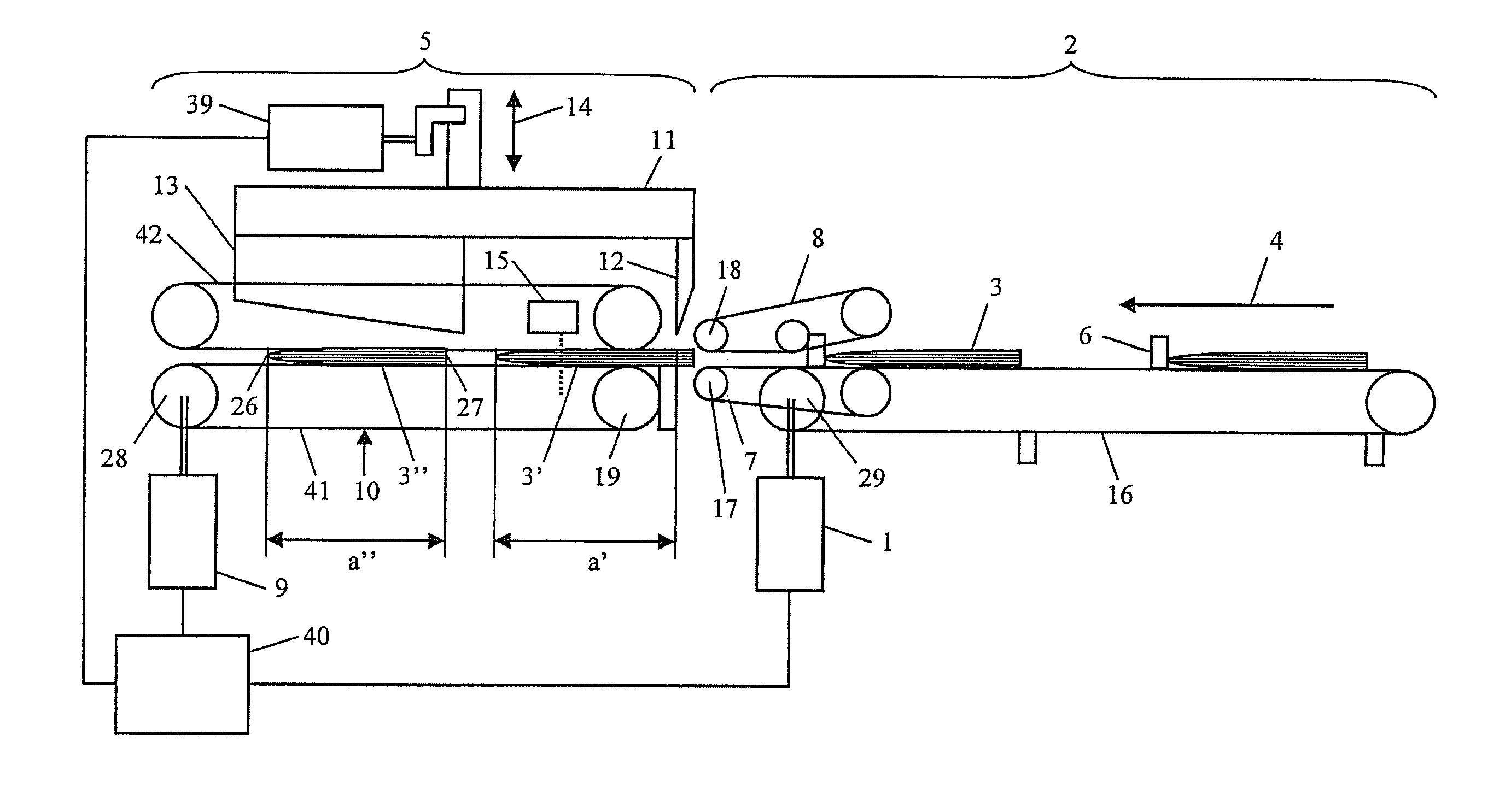 Method and apparatus for the automatic trimming of printed products