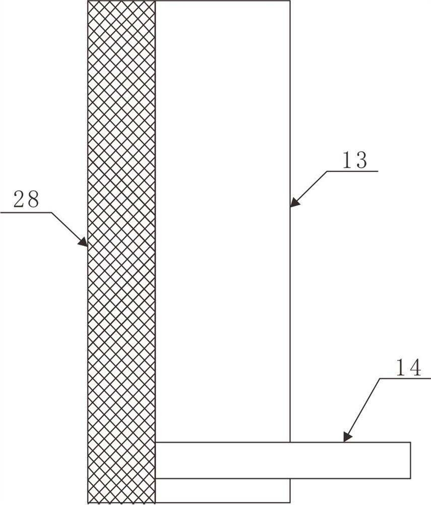 Device and method for measuring adhesion strength of bridging plugging material and rock wall