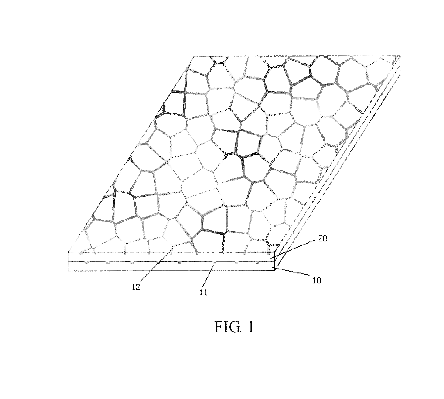 Conductive structure of transparent conductive film, transparent conductive film and preparation method thereof